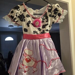 Pink and Purple Poodle Skirt Costume for Kids